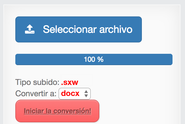 Comment convertir SXW en DOCX en ligne